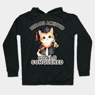 School's out, Dreams Achieved, Goals Conquered! Class of 2024, graduation gift, teacher gift, student gift. Hoodie